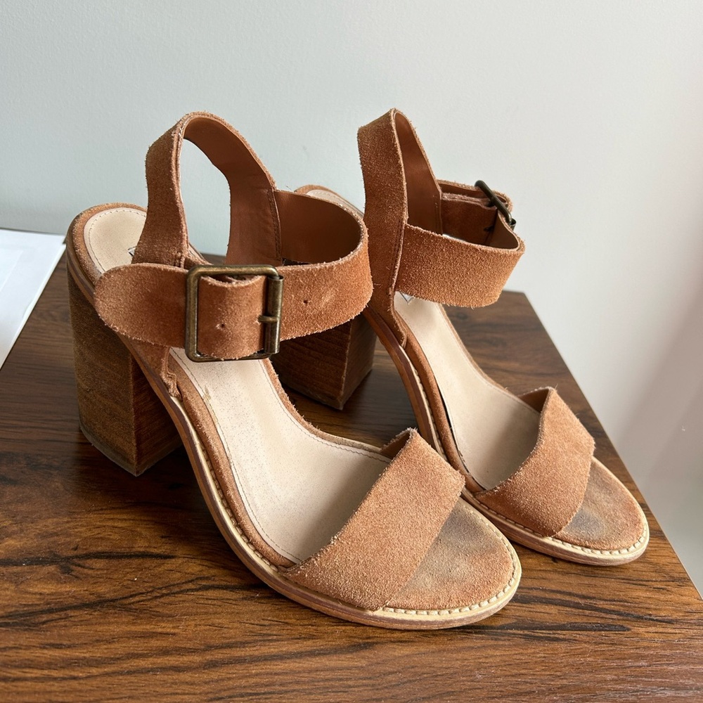 Steve Madden Suede Block Heels